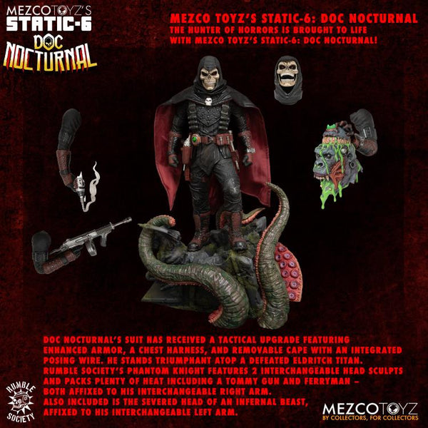 Rumble Society Static-6 Doc Nocturnal 1/6 Scale Statue