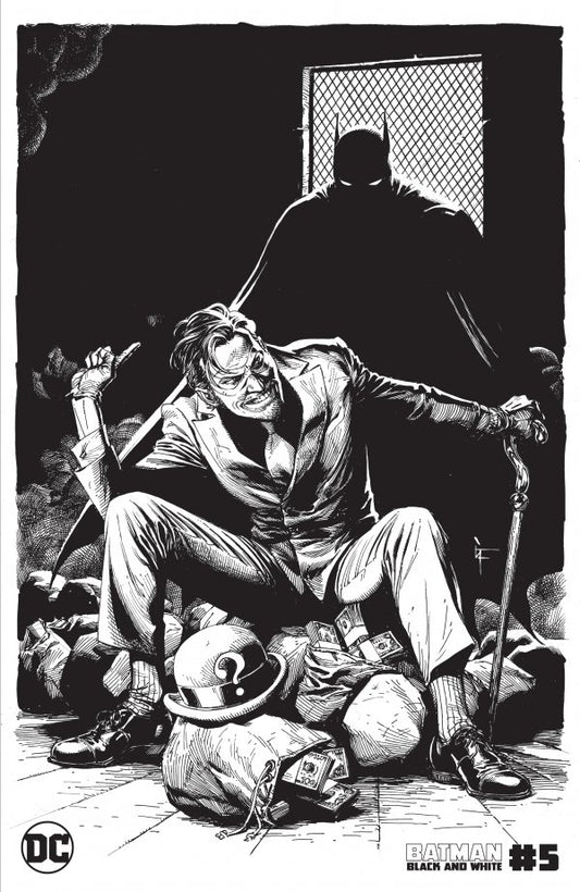 Batman: Black and White #5 Cover C Gary Frank The Riddler Variant