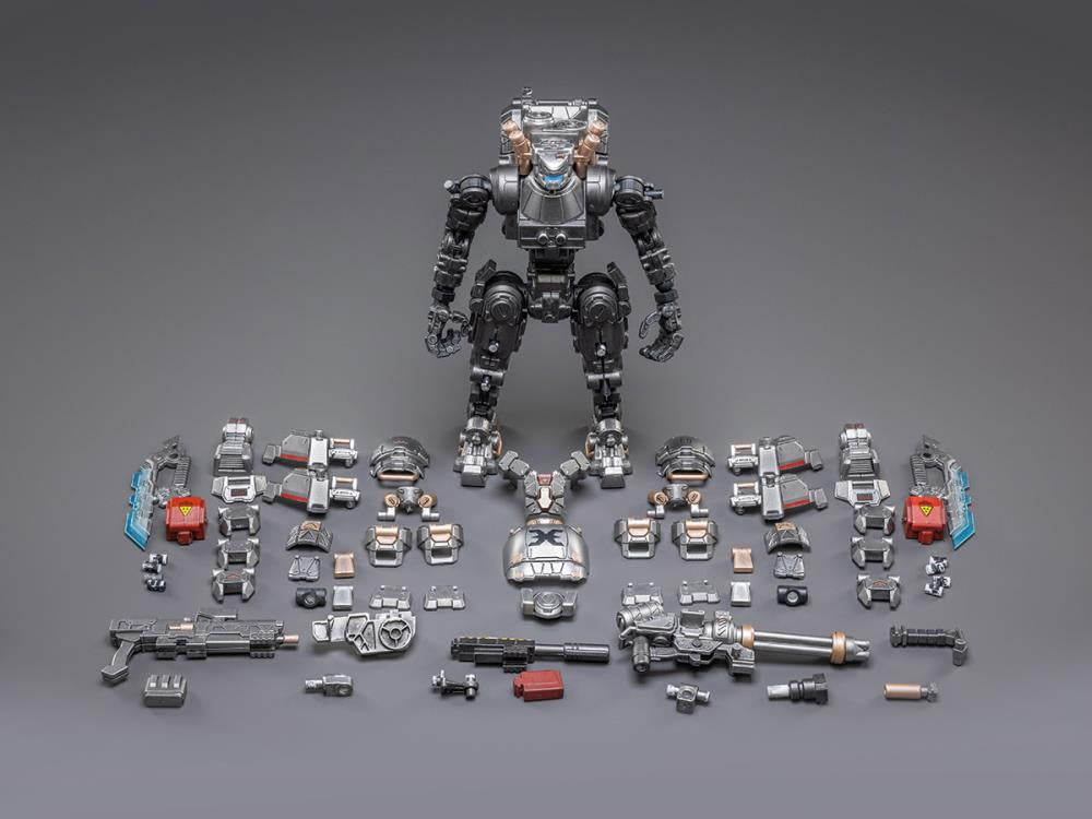 Dark Source Steelbone Fighting Mecha 09 Silver Gaurdian With Pilot 1/25 Scale Figure Set