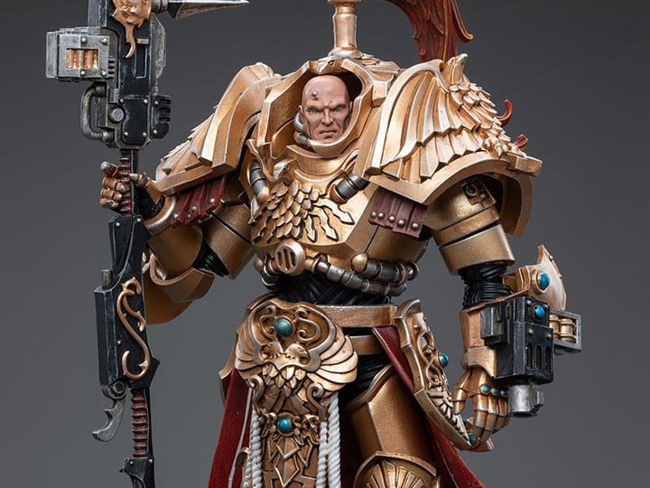 Joytoy Warhammer 40k Adeptus Custodes Shield Captain Term Armour 1/18 Action Figure