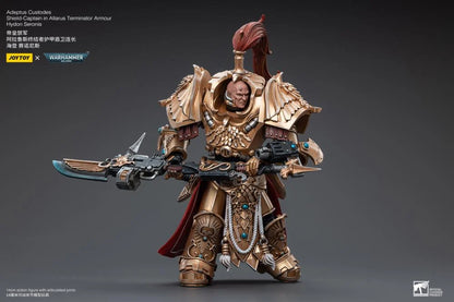Joytoy Warhammer 40k Adeptus Custodes Shield Captain Term Armour 1/18 Action Figure