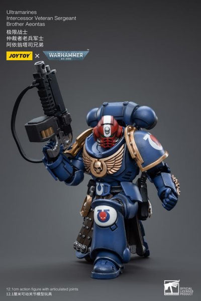 Joytoy Wh 40k Ultramarines Intercessor Veteran Serge 1/18 Action Figure