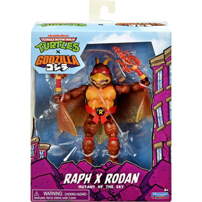 Teenage Mutant Ninja Turtles Raph Rodan Godzilla Mashups 8-in Action Figure