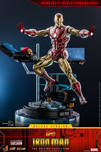 IRON MAN DELUXE (The Origins Collection) Sixth Scale Figure by Hot Toys