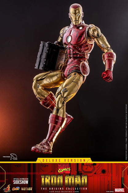 IRON MAN DELUXE (The Origins Collection) Sixth Scale Figure by Hot Toys