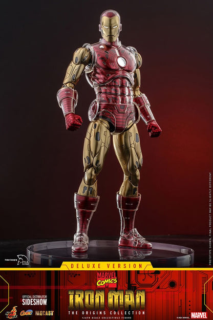 IRON MAN DELUXE (The Origins Collection) Sixth Scale Figure by Hot Toys