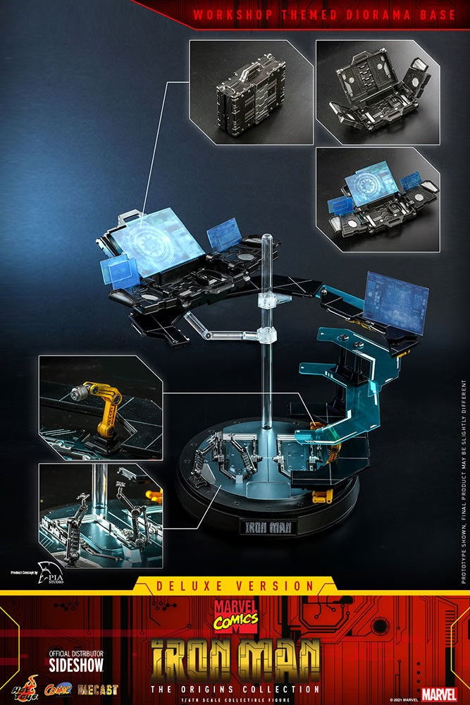 IRON MAN DELUXE (The Origins Collection) Sixth Scale Figure by Hot Toys