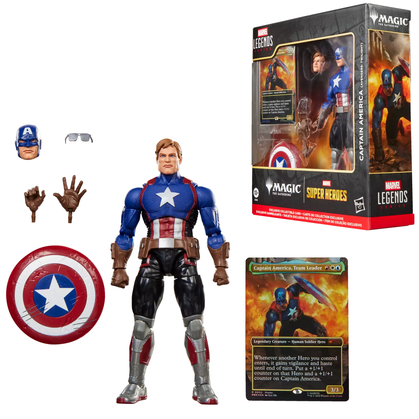 (Pre-Order) Marvel Legends Series Marvel Super Heroes Magic: The Gathering Captain America (Avengers: Twilight)