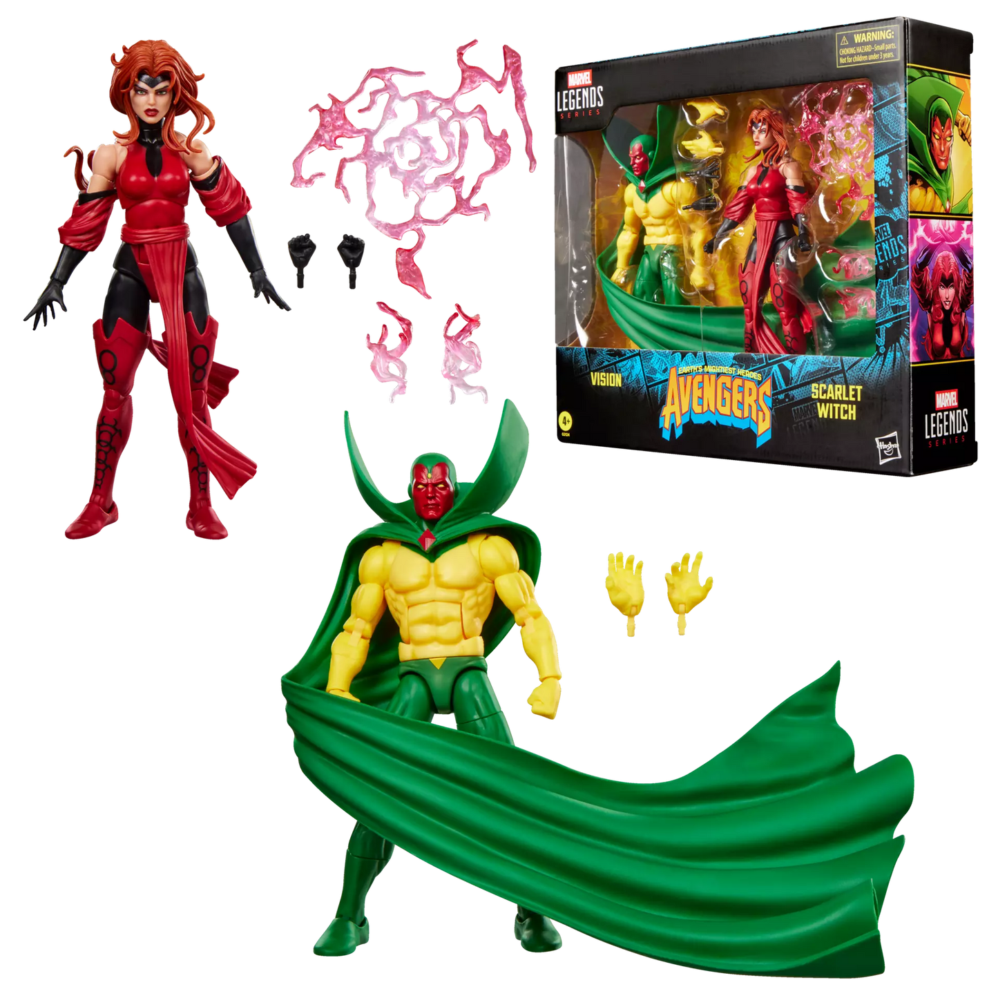 (Pre-Order) Marvel Legends Series Vision & Scarlet Witch, Avengers: The Crossing
