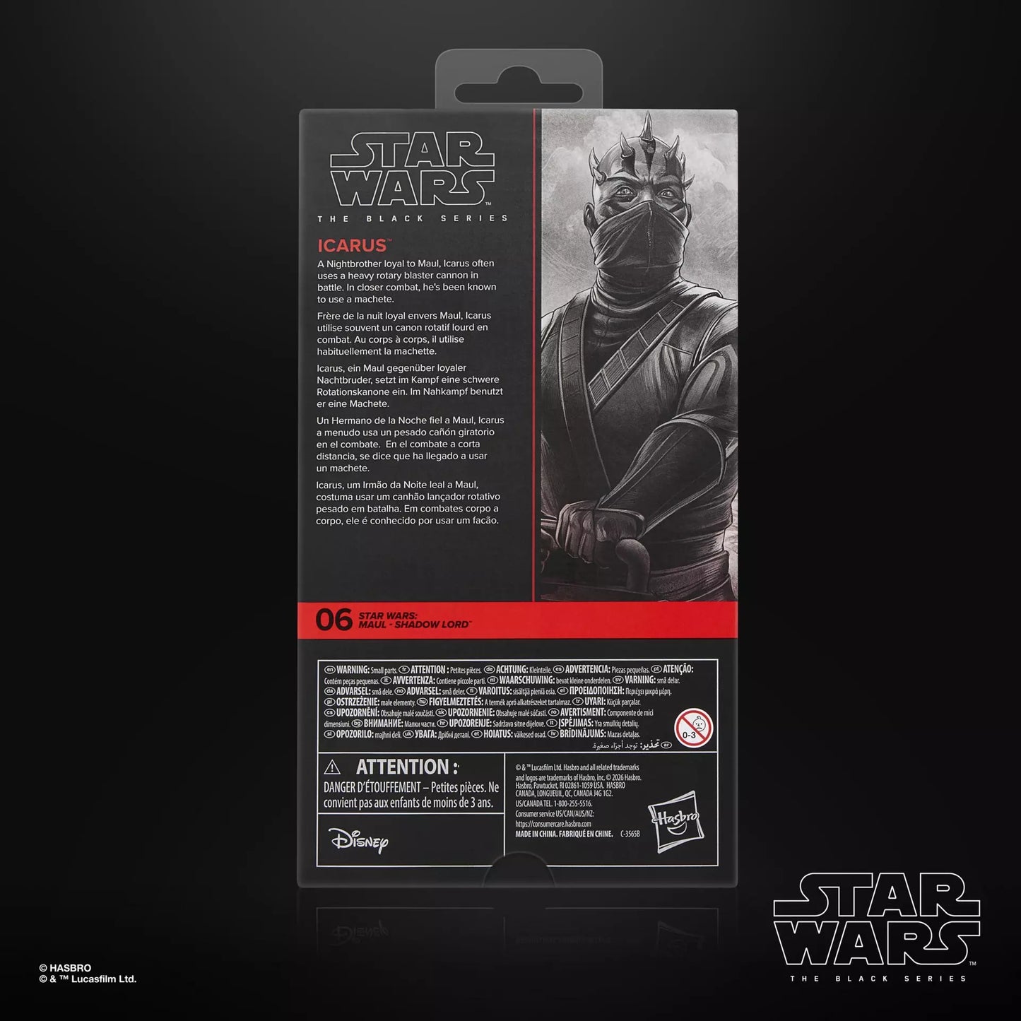 (Pre-Order) STAR WARS The Black Series Icarus, STAR WARS: Maul – Shadow Lord™