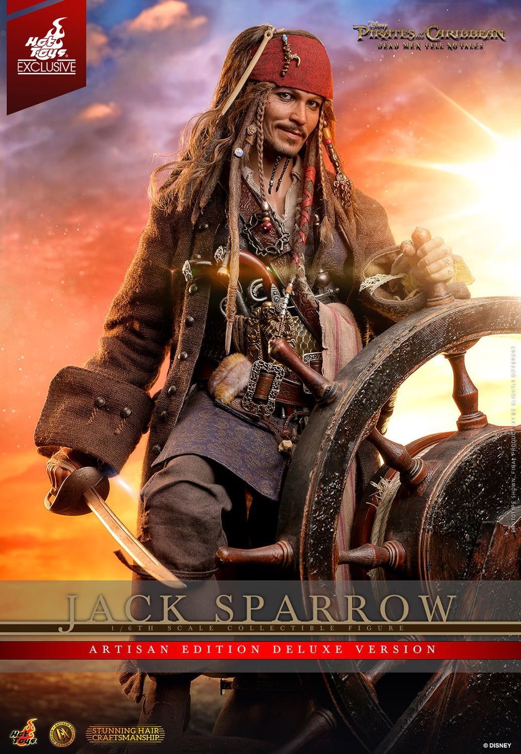 JACK SPARROW Sixth Scale Figure by Hot Toys
