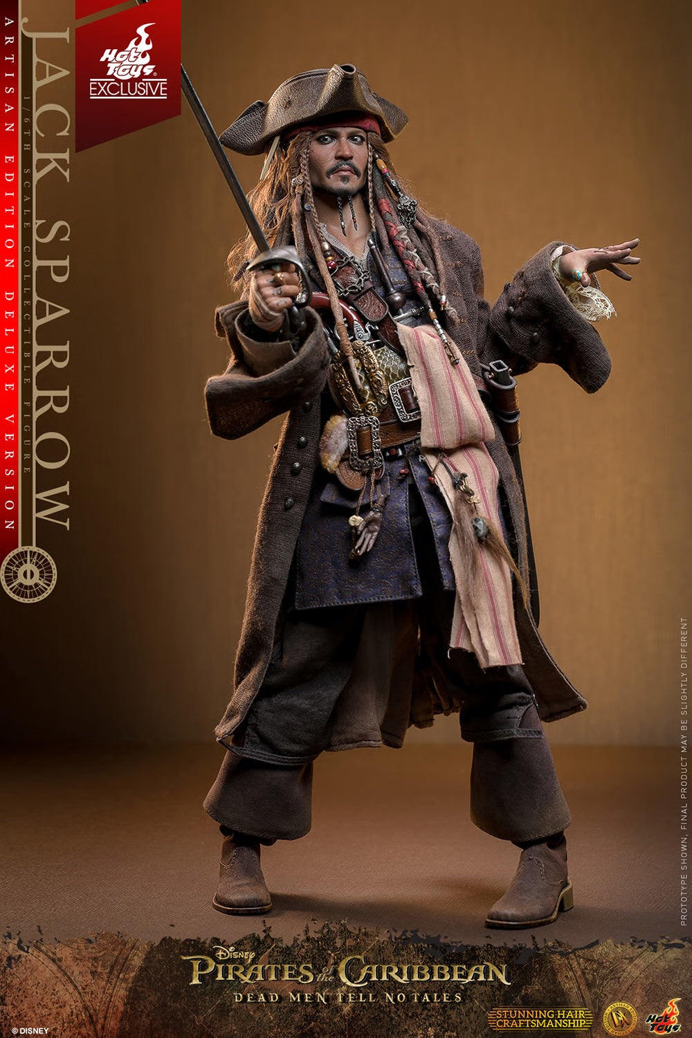 JACK SPARROW Sixth Scale Figure by Hot Toys
