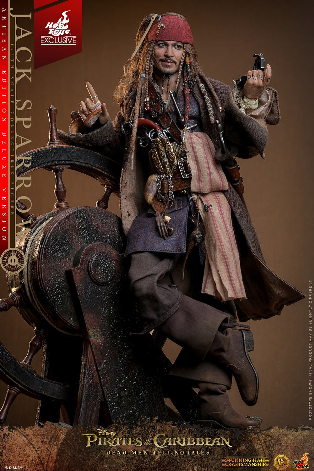 JACK SPARROW Sixth Scale Figure by Hot Toys