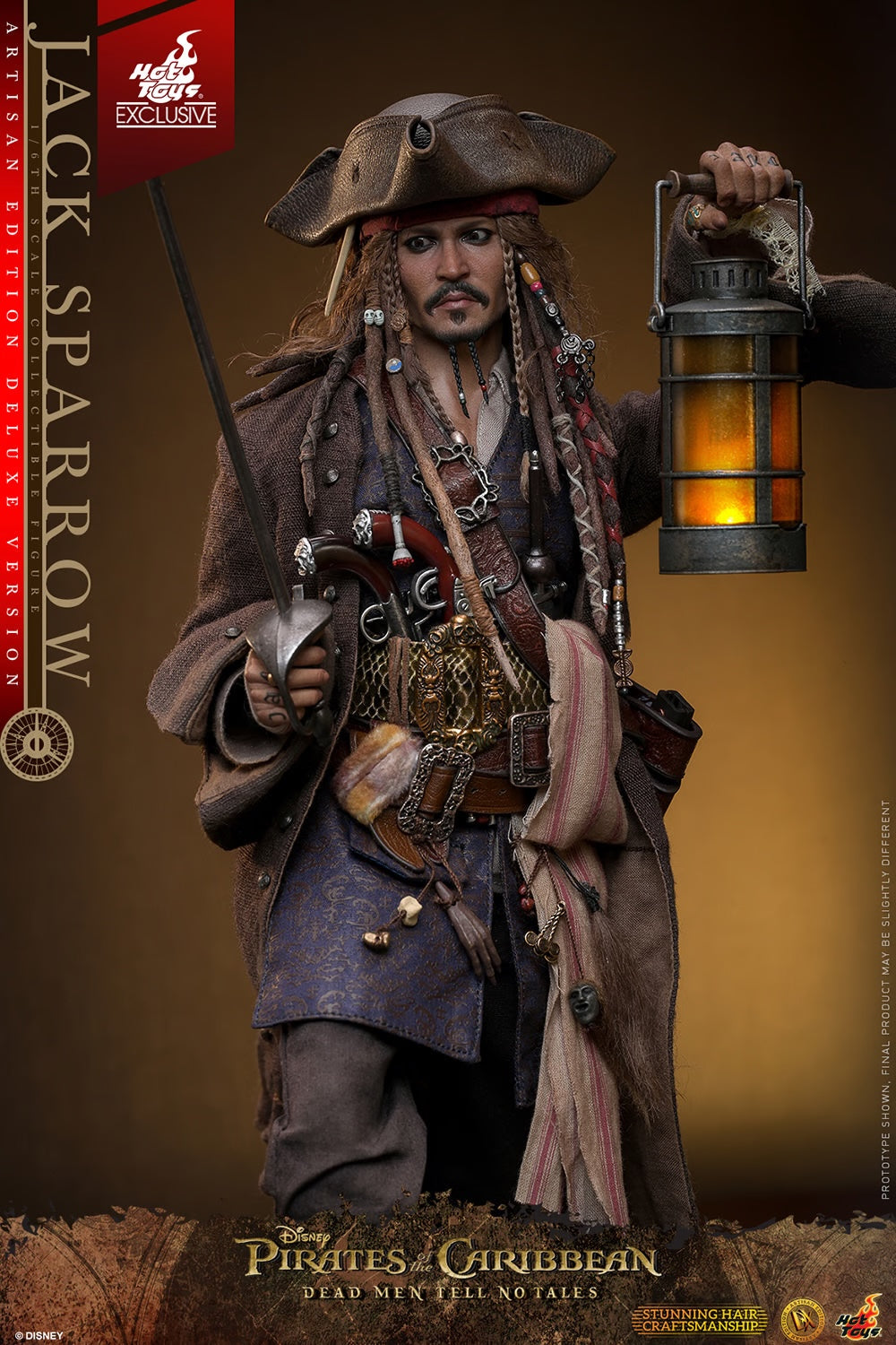 JACK SPARROW Sixth Scale Figure by Hot Toys