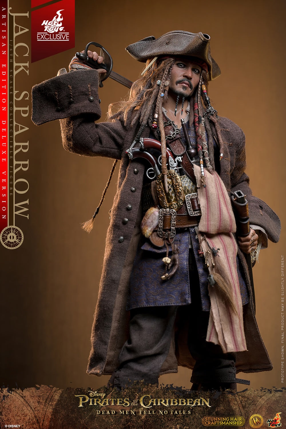 JACK SPARROW Sixth Scale Figure by Hot Toys