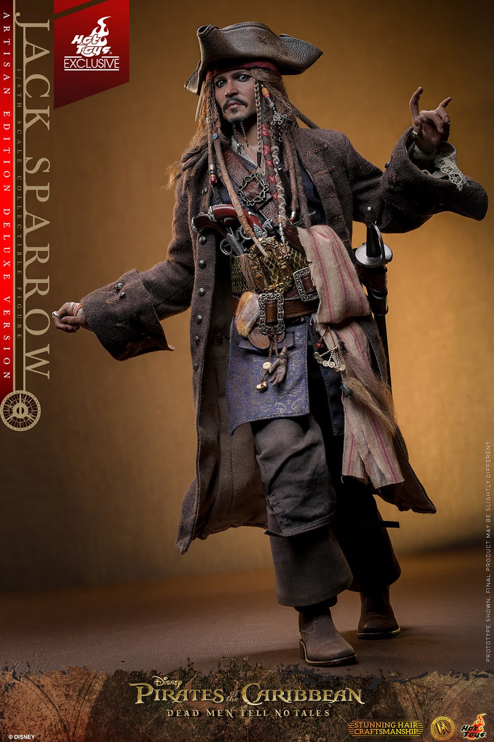 JACK SPARROW Sixth Scale Figure by Hot Toys