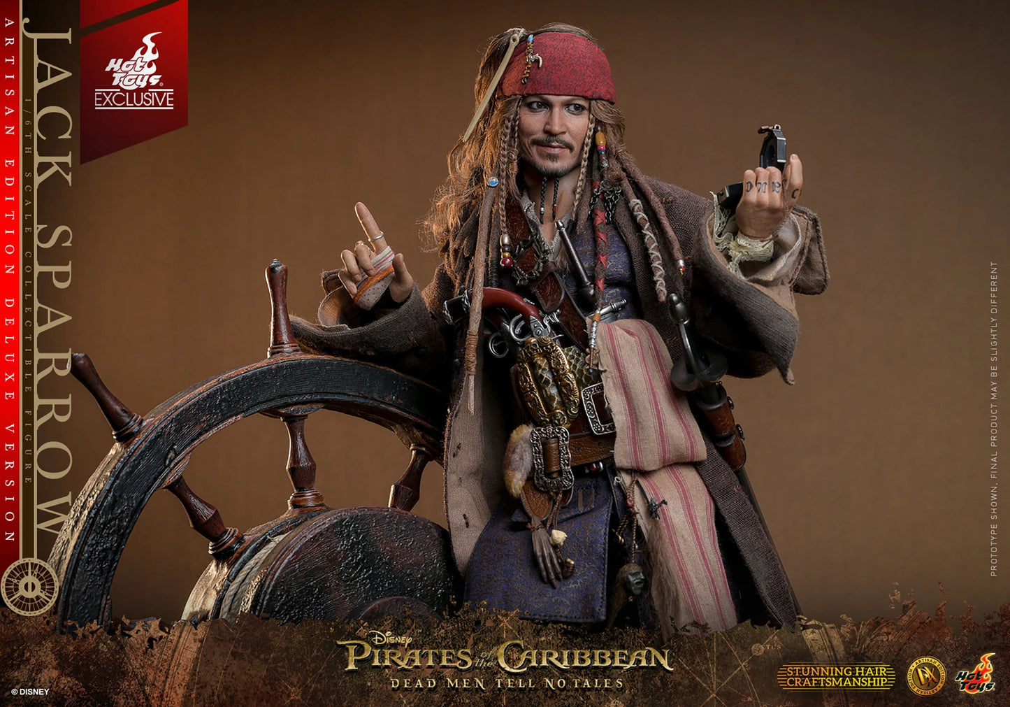 JACK SPARROW Sixth Scale Figure by Hot Toys