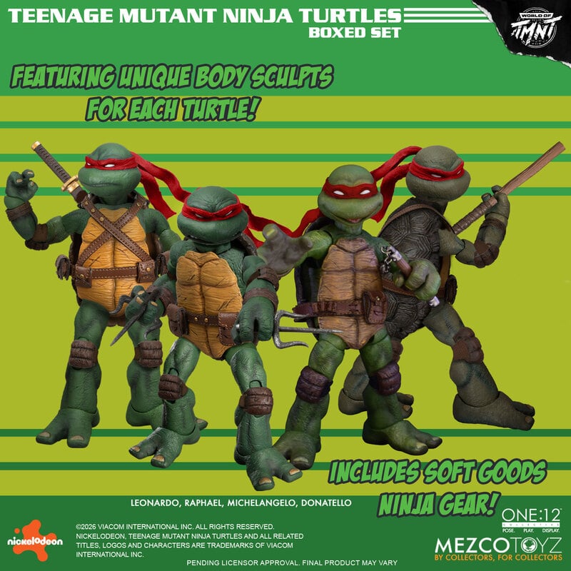 (Pre-Order) Teenage Mutant Ninja Turtles Boxed Set