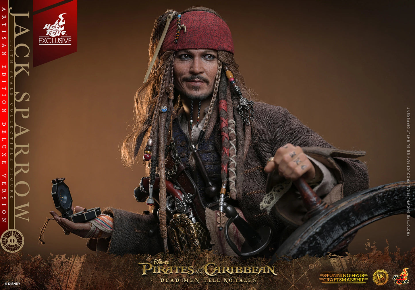 JACK SPARROW Sixth Scale Figure by Hot Toys