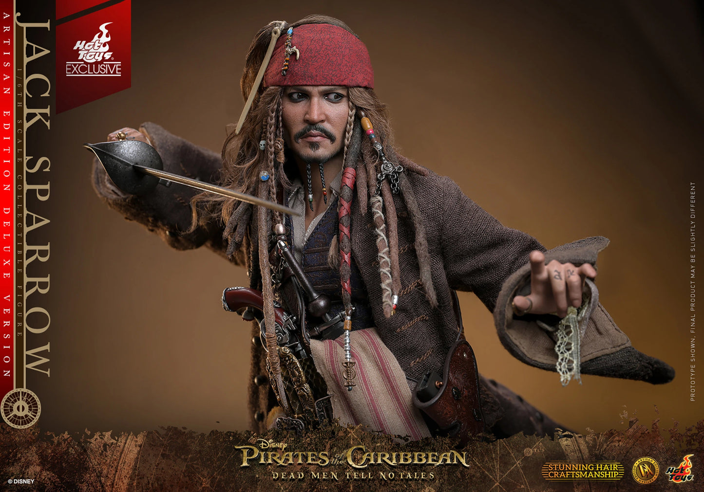 JACK SPARROW Sixth Scale Figure by Hot Toys