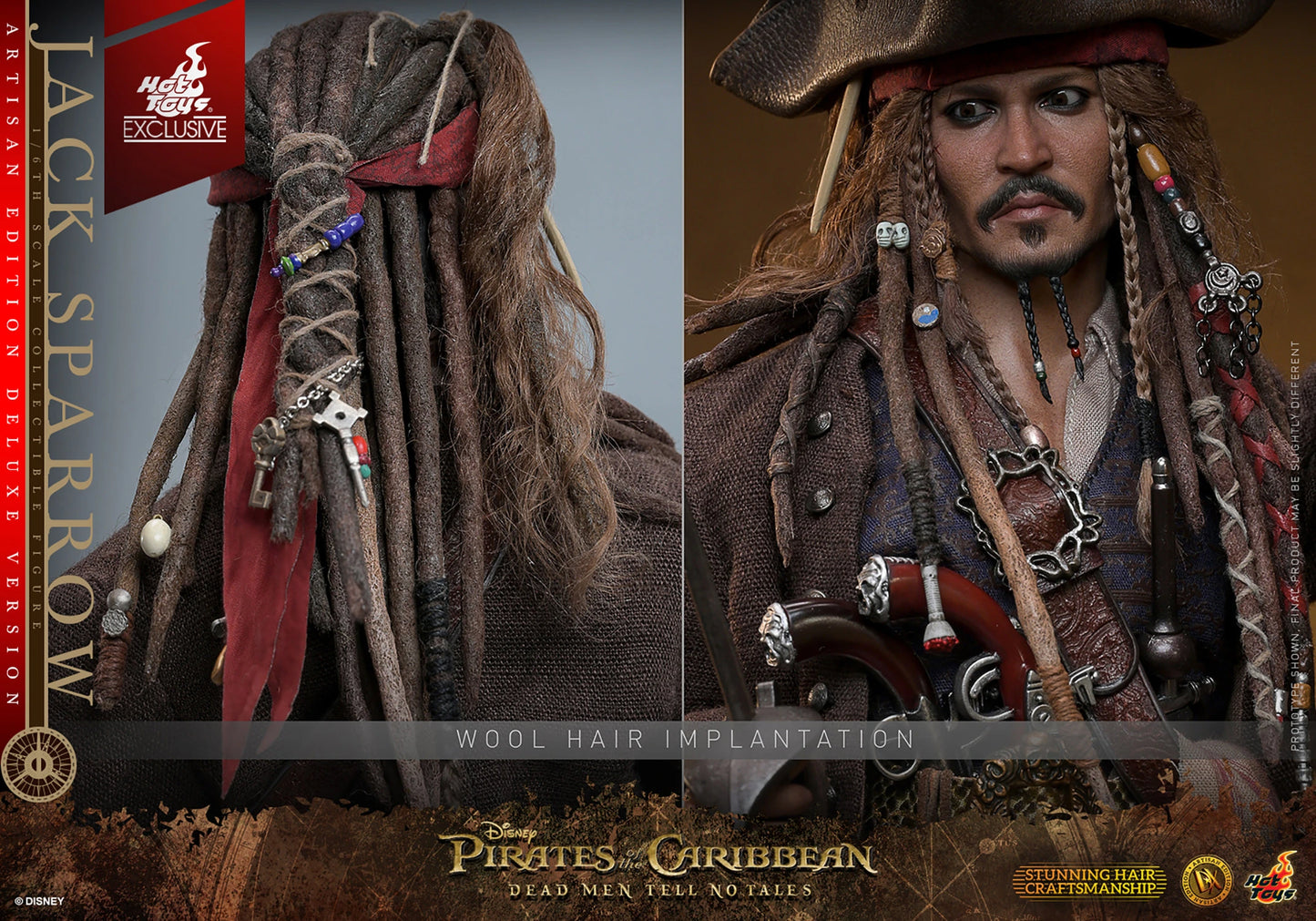 JACK SPARROW Sixth Scale Figure by Hot Toys