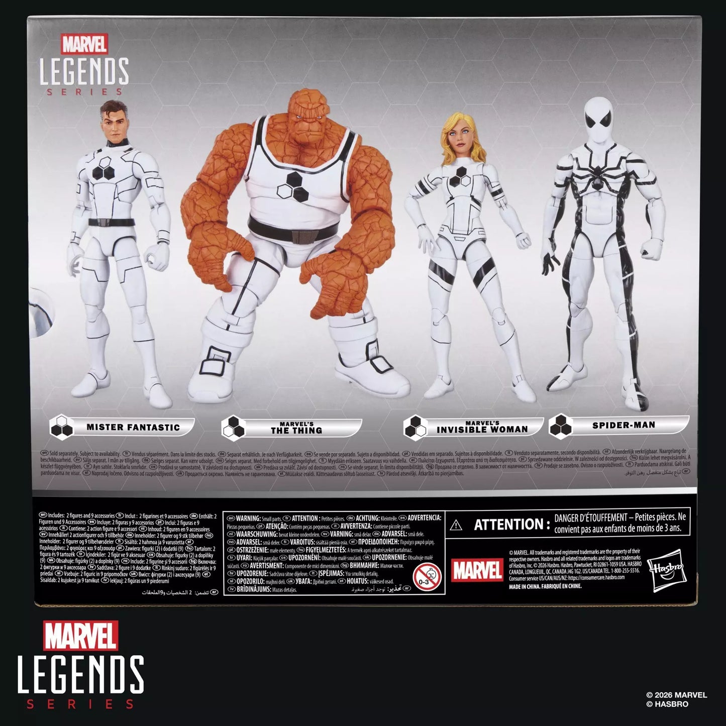 (Pre-Order) Marvel Legends Series Future Foundation Mister Fantastic & Spider-Man