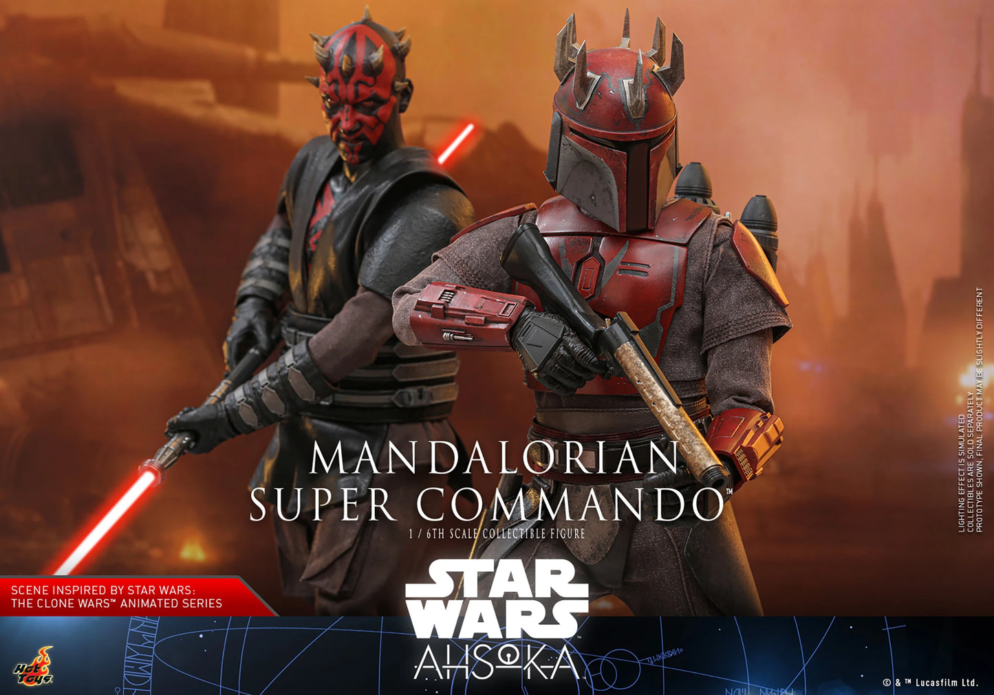 STAR WARS: MANDALORIAN SUPER COMMANDO CAPTAIN by Hottoys