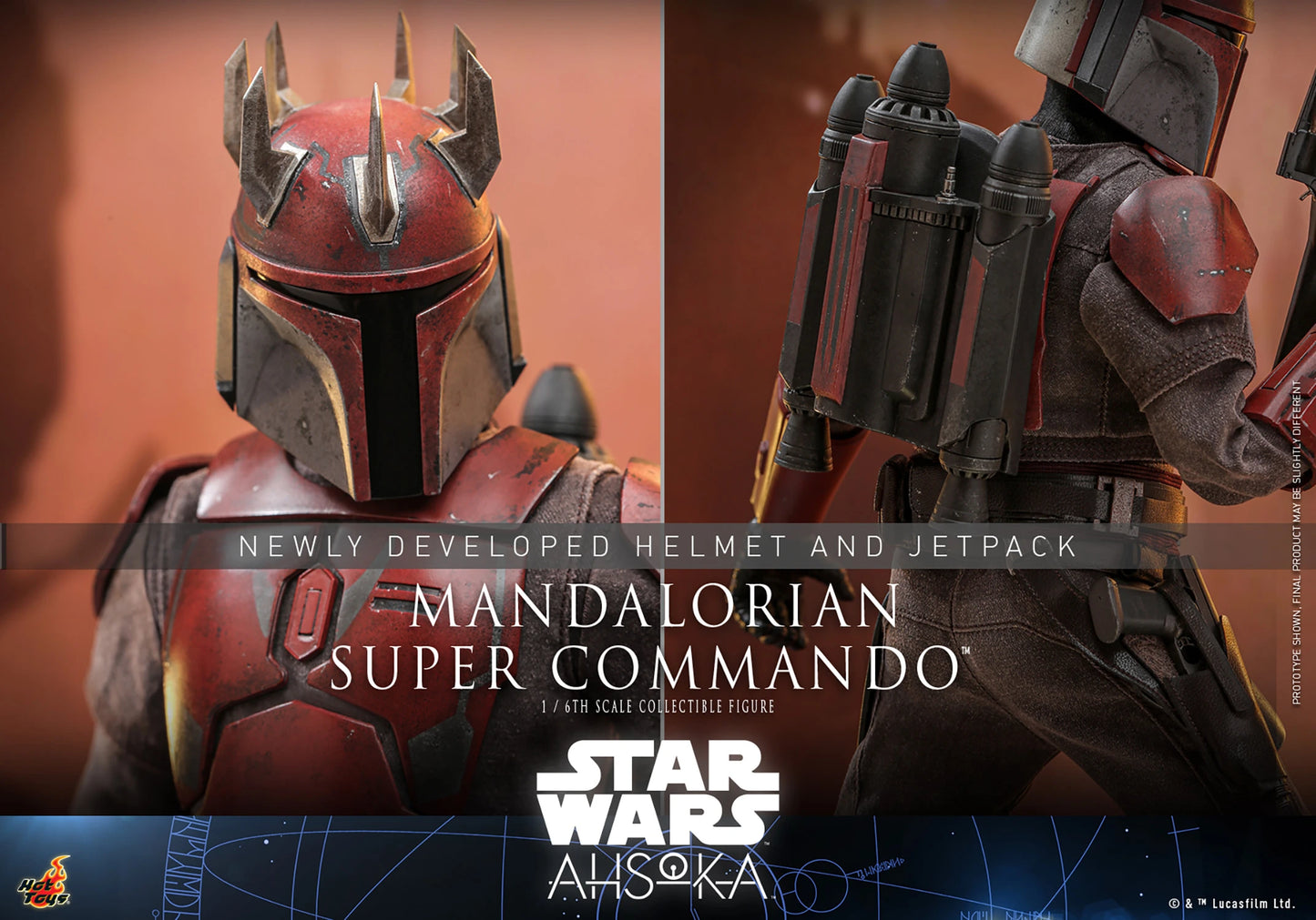 STAR WARS: MANDALORIAN SUPER COMMANDO CAPTAIN by Hottoys