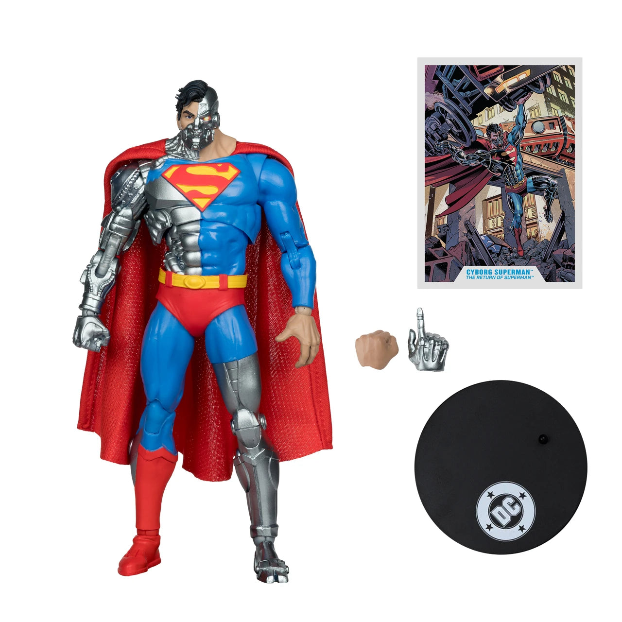 (Pre-Order) Cyborg Superman (Revenge of the Green Lanterns) McFarlane Vault Collection 7" Figure