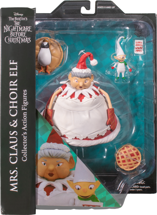 Nightmare Before Christmas Select Series 10 Mrs. Claus and Choir Elf Action Figure 2-Pack