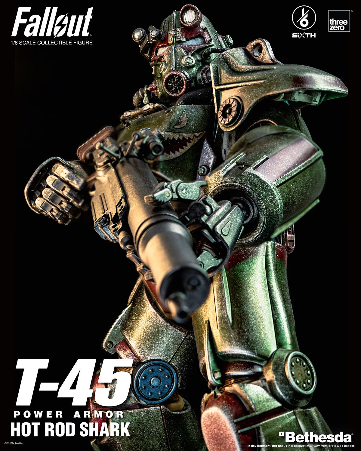 FALLOUT 1/6 T-45 HOT ROD SHARK POWER ARMOR by Threezero