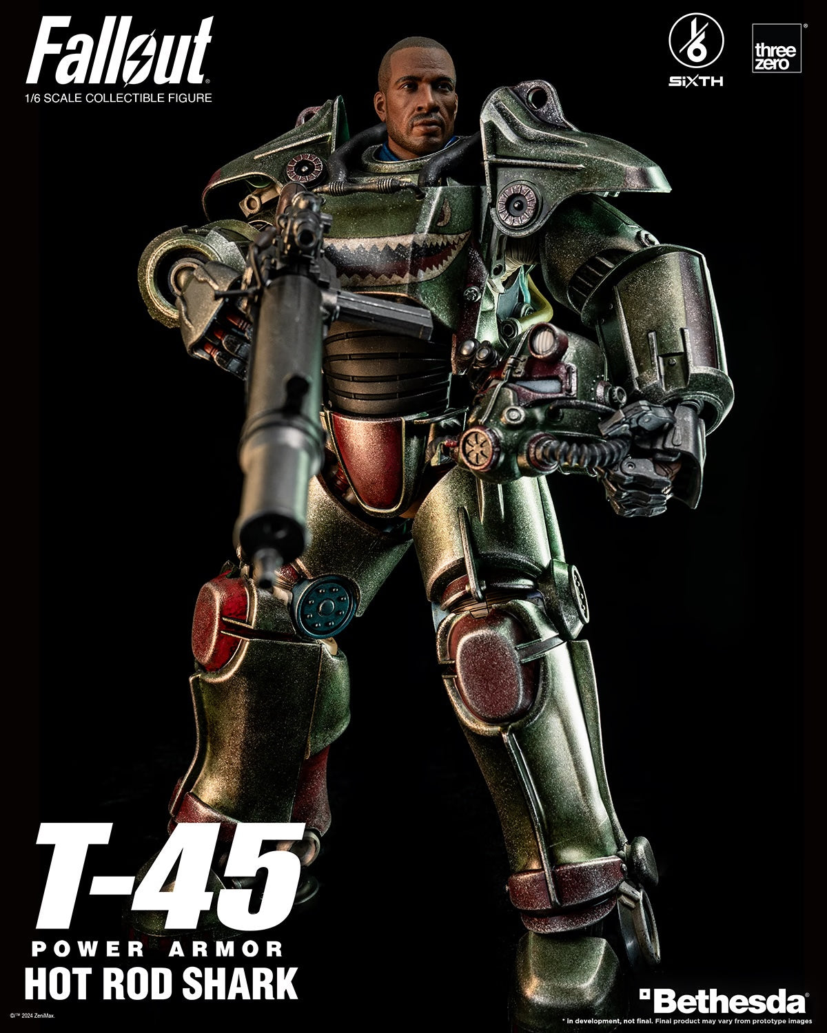 FALLOUT 1/6 T-45 HOT ROD SHARK POWER ARMOR by Threezero
