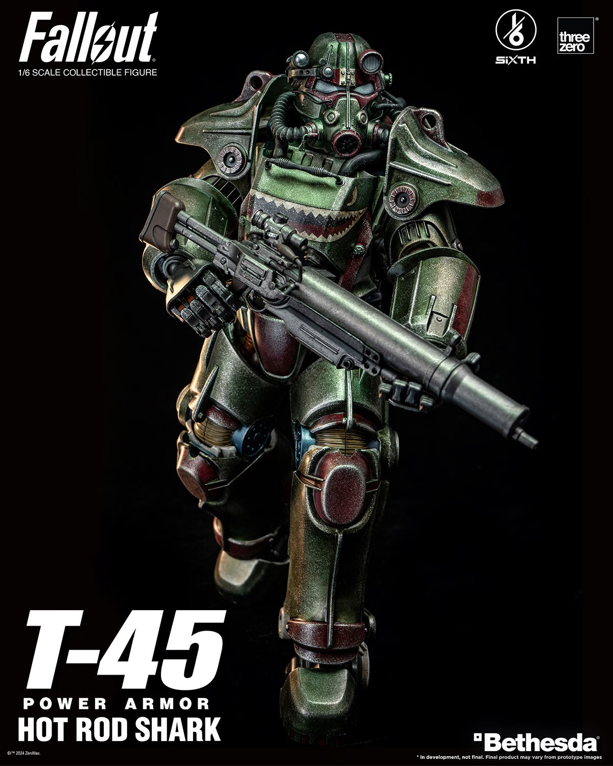 FALLOUT 1/6 T-45 HOT ROD SHARK POWER ARMOR by Threezero