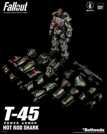 FALLOUT 1/6 T-45 HOT ROD SHARK POWER ARMOR by Threezero