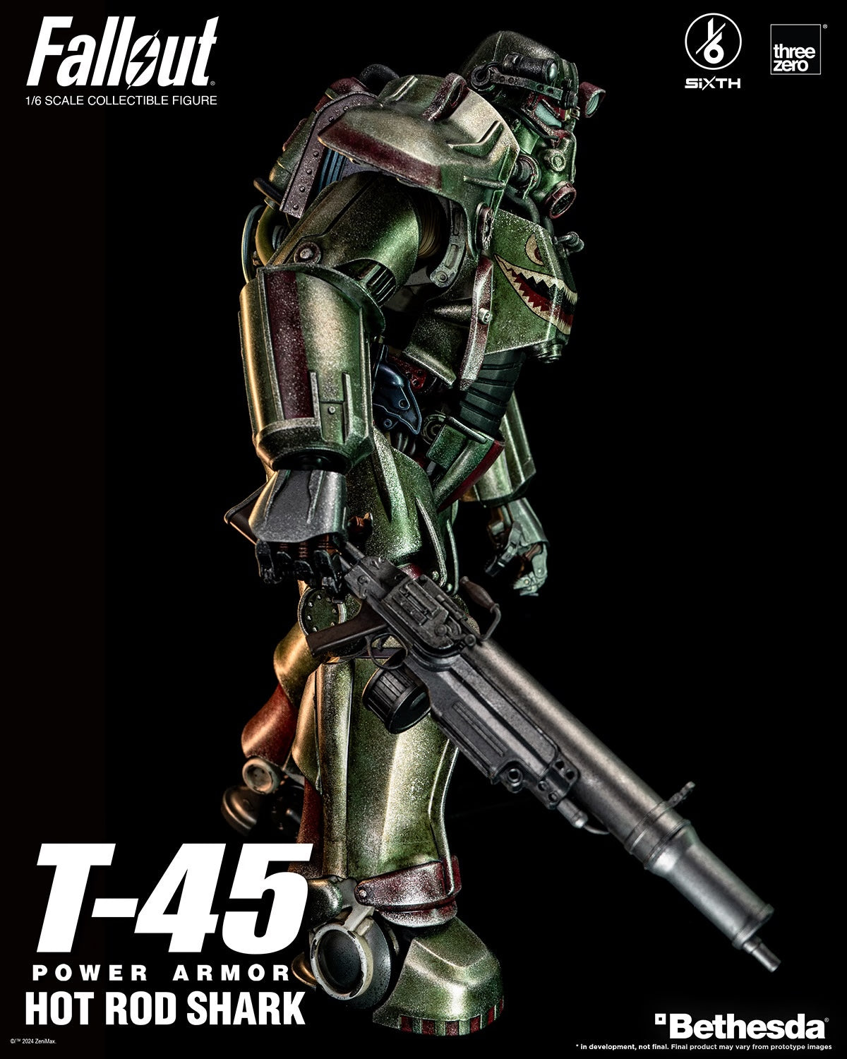 FALLOUT 1/6 T-45 HOT ROD SHARK POWER ARMOR by Threezero
