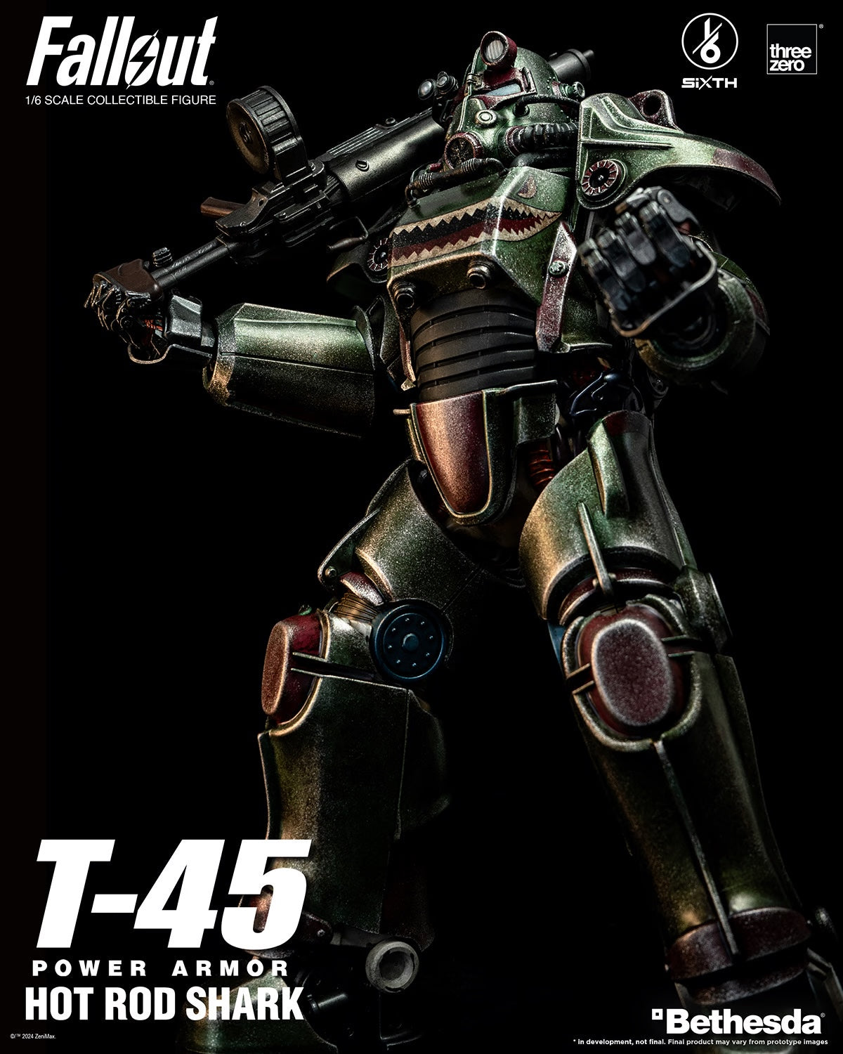 FALLOUT 1/6 T-45 HOT ROD SHARK POWER ARMOR by Threezero