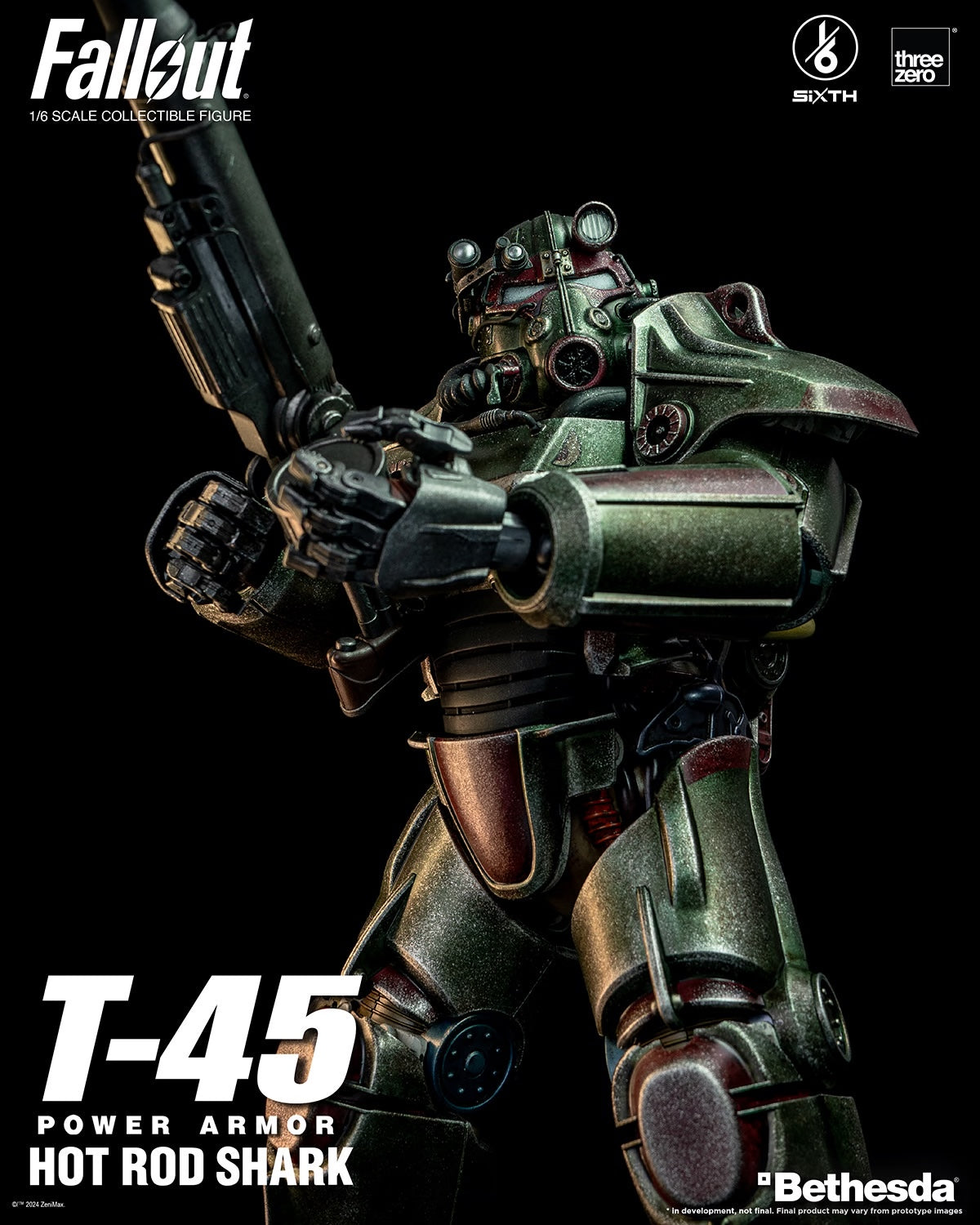 FALLOUT 1/6 T-45 HOT ROD SHARK POWER ARMOR by Threezero