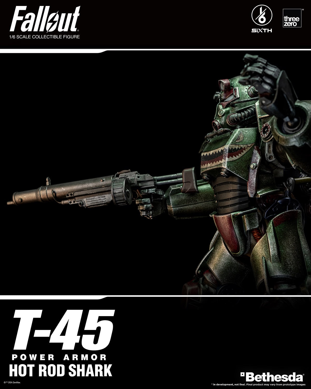 FALLOUT 1/6 T-45 HOT ROD SHARK POWER ARMOR by Threezero