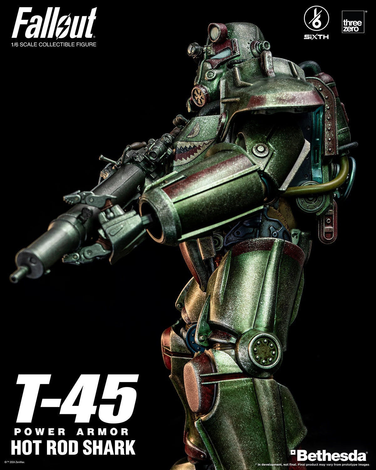 FALLOUT 1/6 T-45 HOT ROD SHARK POWER ARMOR by Threezero