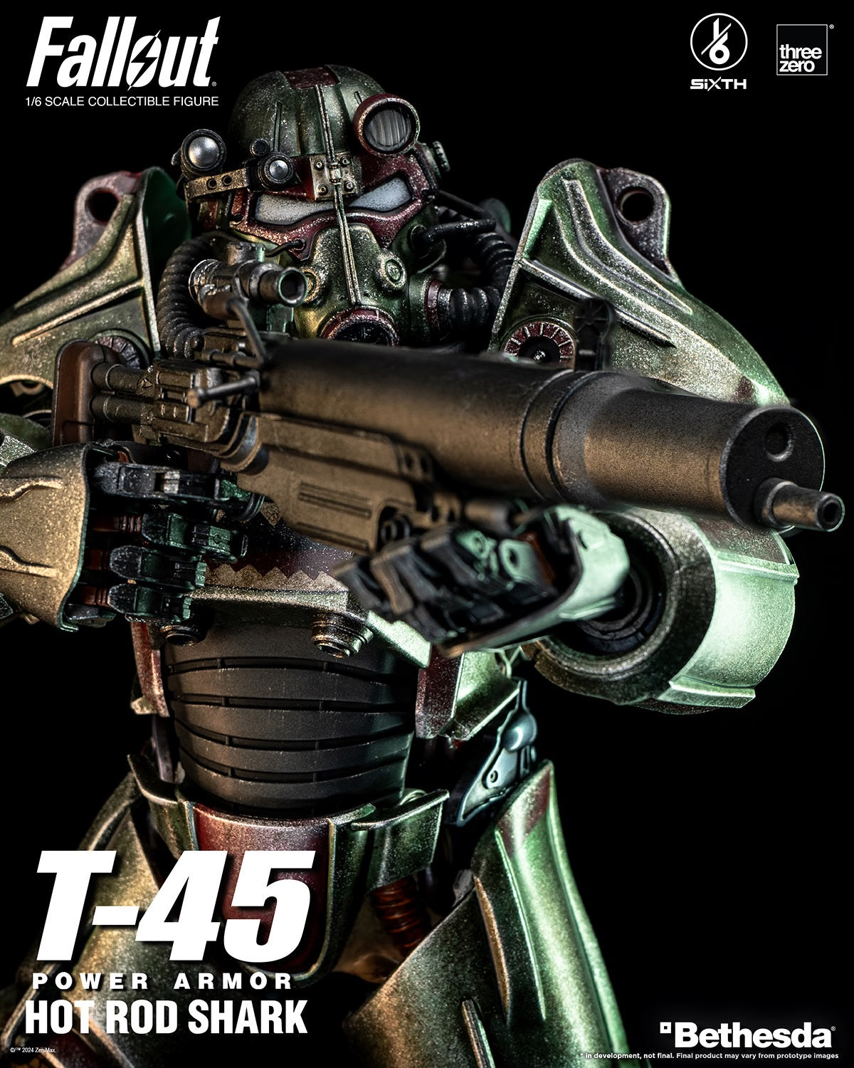FALLOUT 1/6 T-45 HOT ROD SHARK POWER ARMOR by Threezero