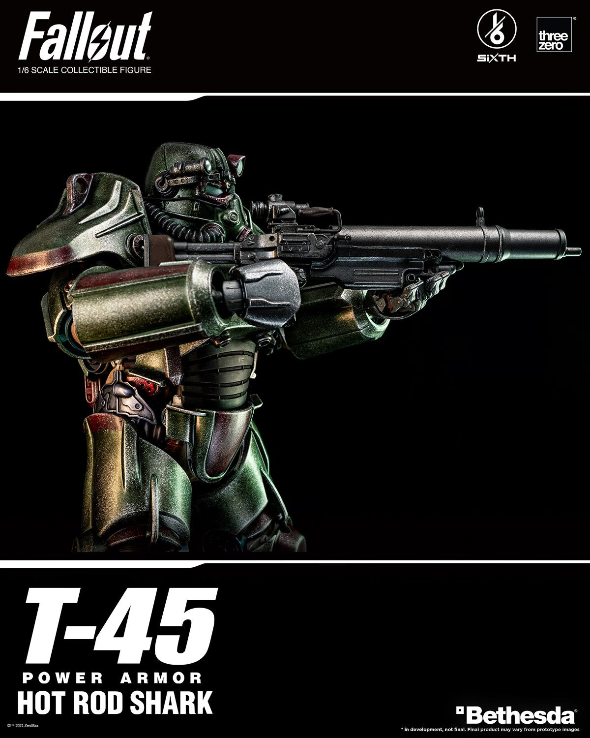 FALLOUT 1/6 T-45 HOT ROD SHARK POWER ARMOR by Threezero