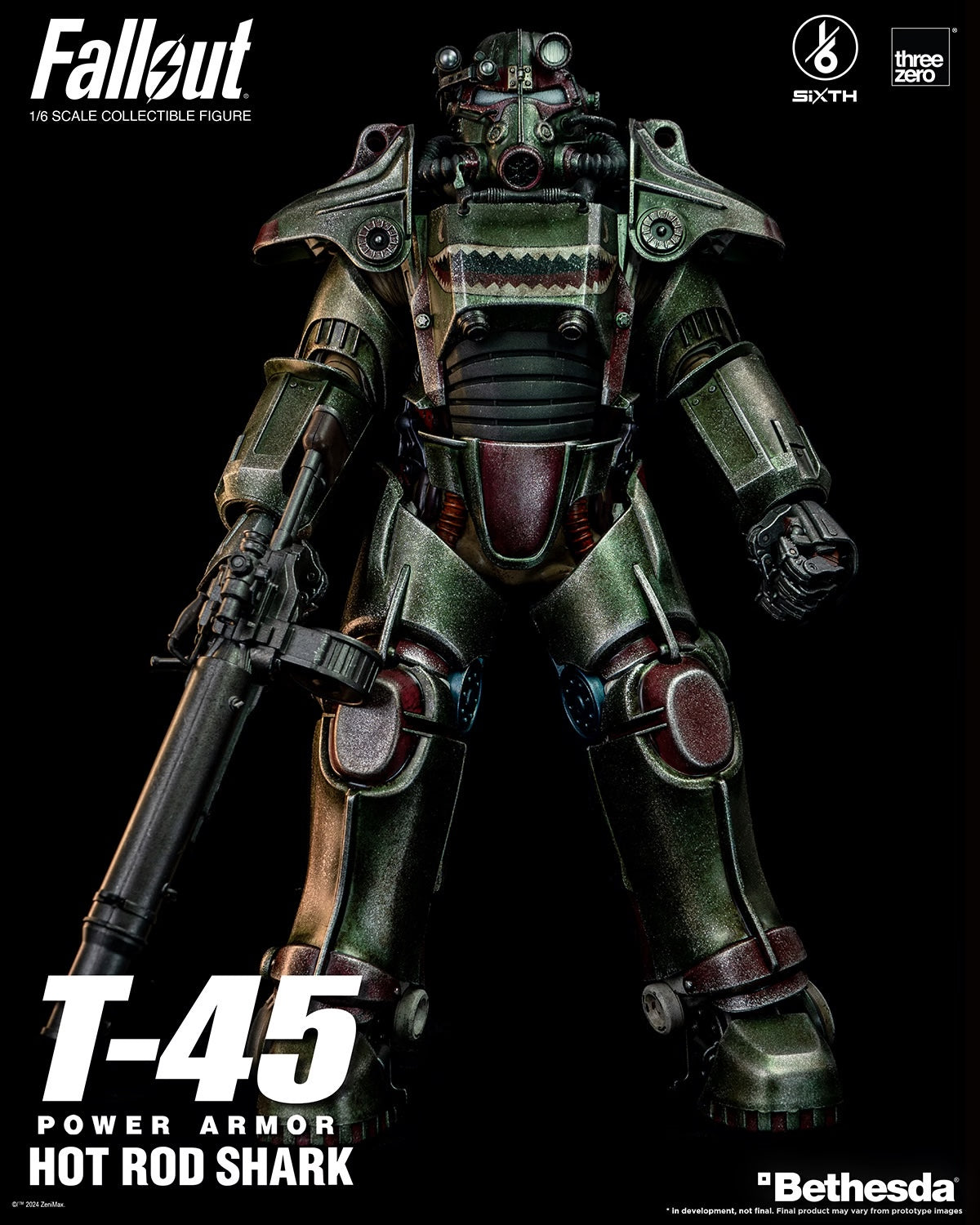 FALLOUT 1/6 T-45 HOT ROD SHARK POWER ARMOR by Threezero