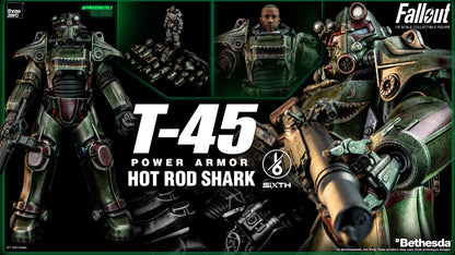 FALLOUT 1/6 T-45 HOT ROD SHARK POWER ARMOR by Threezero