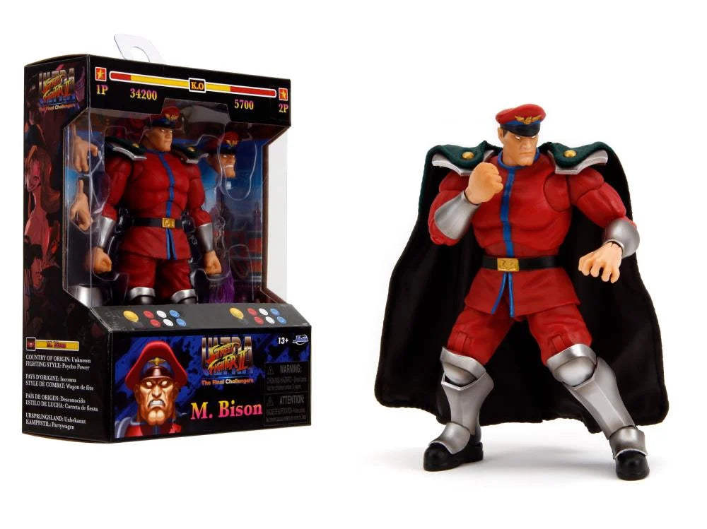 Street Fighter M. Bison 1/12 Scale Action Figure by Jada toys