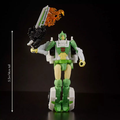 Transformers Generations War for Cybertron: Siege Deluxe Class Autobot Greenlight with Dazzlestrike