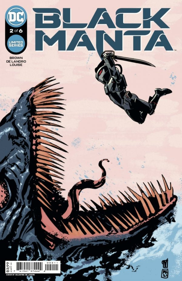 Black Manta #2 Cover A Valentine De Landro