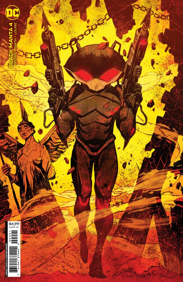 Black Manta #4 Cover B Sanford Greene Variant