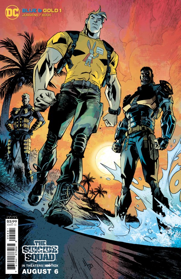 Blue and Gold #2 Cover B Jason Howard Suicide Squad Movie Variant
