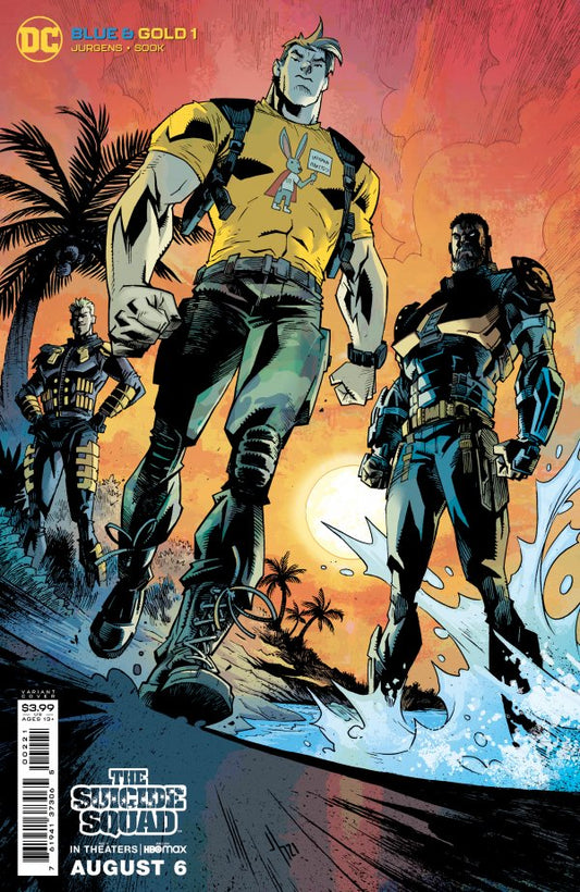 Blue and Gold #2 Cover B Jason Howard Suicide Squad Movie Variant