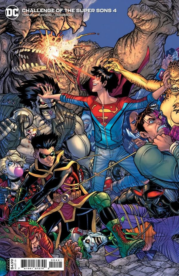 Challenge of the Super Sons #4 Cover B Nick Bradshaw Variant